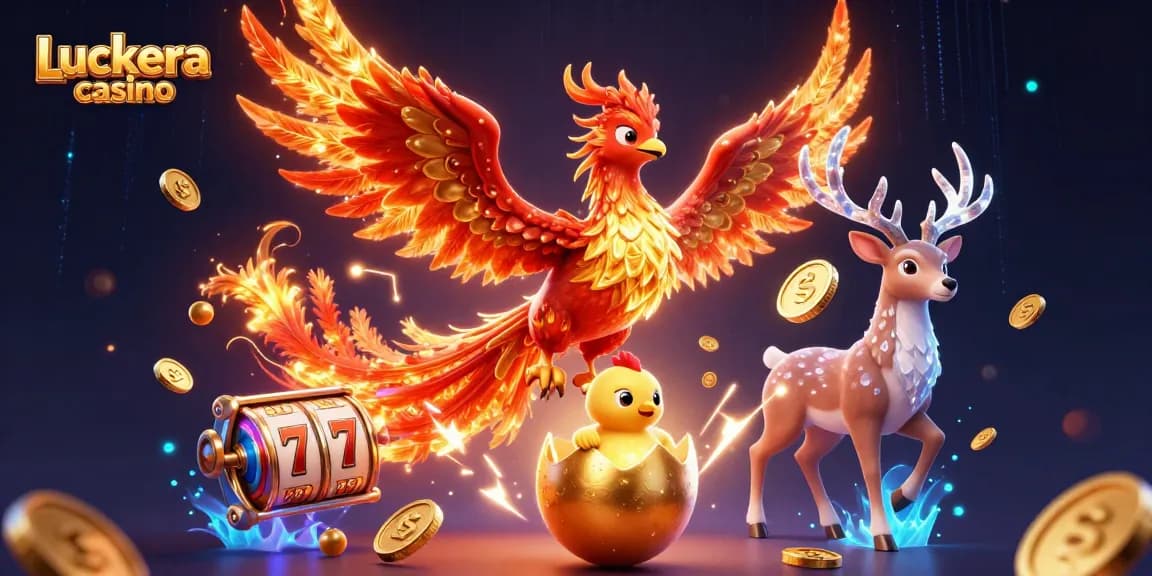 Plätze im Luckera Casino: Erleben Sie spannende Gewinnchancen und Neuheiten mit einem strahlenden Slot-Motiv.
