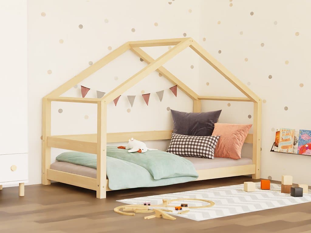 Ein Lieblingsplatz für Kinder: Hausbett 120x200 mit sicherem Schutz