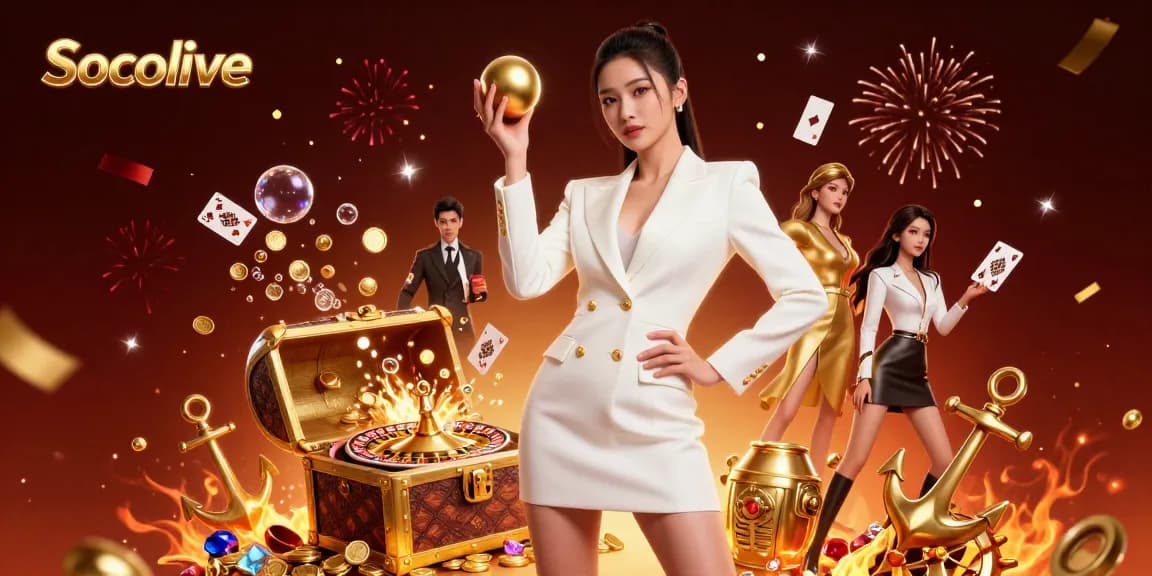 Socolive offers captivating live casino experiences with stunning visuals and high-quality streaming.