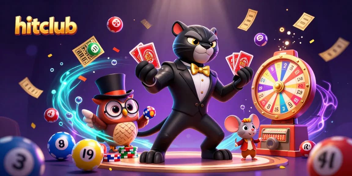 Experience thrilling gameplay at hitclub with vibrant casino characters and exciting game elements.