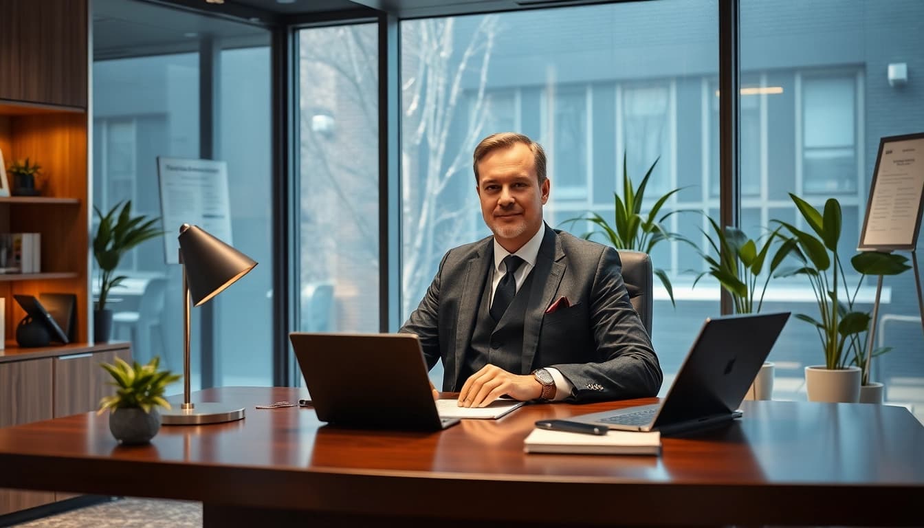 Professioneller Headhunter Bochum berät Klienten in einem modernen Büro-Setting.
