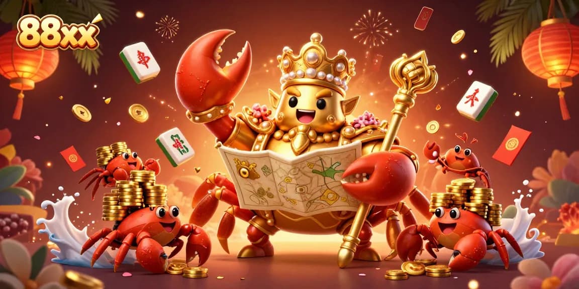 Experience thrilling gameplay and massive wins at 88xx with our golden crab emperor and exciting game elements!