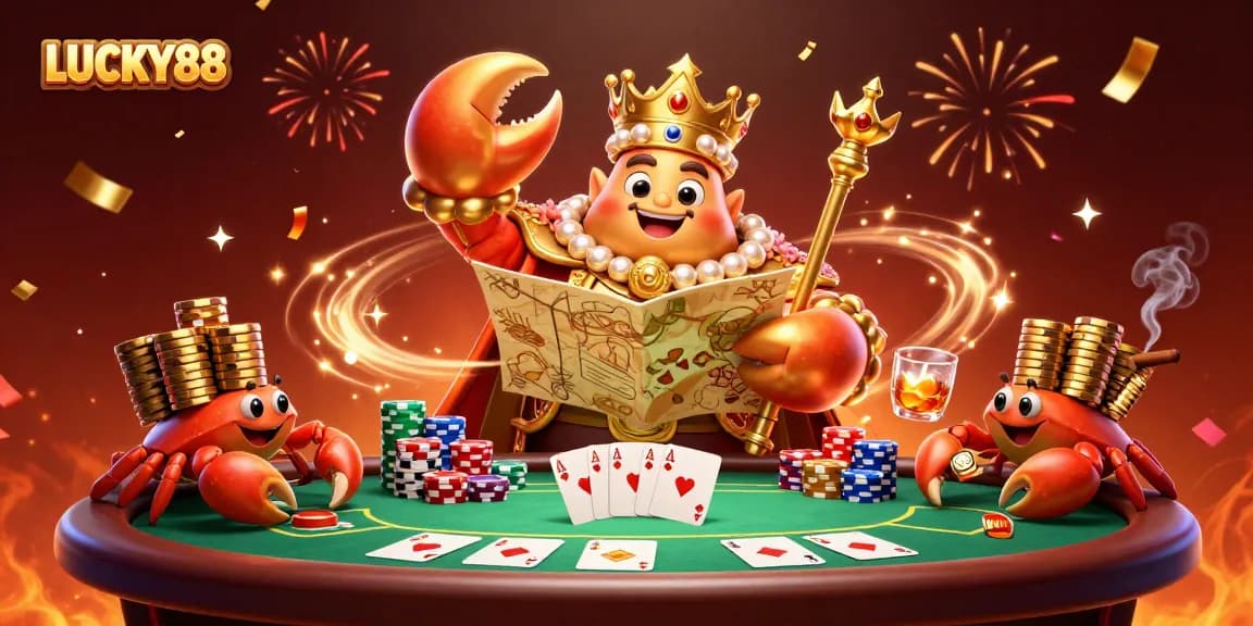 Experience winning strategies with LUCKY88's vibrant 3D gaming environment showcasing excitement.