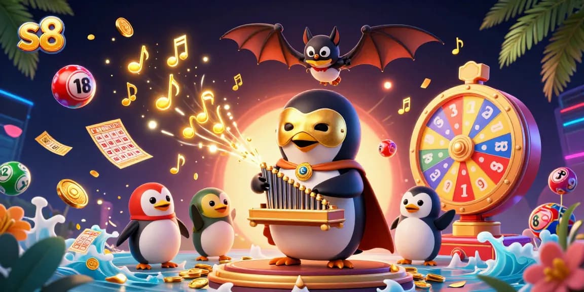 Engage with exciting s8 gaming action featuring dynamic themed casino elements and vibrant characters.