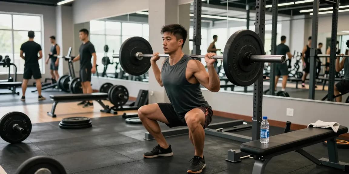 Anabolika Shop für Bodybuilder, die im Fitnessstudio mit Gewichten trainieren und sich auf den Muskelaufbau konzentrieren.