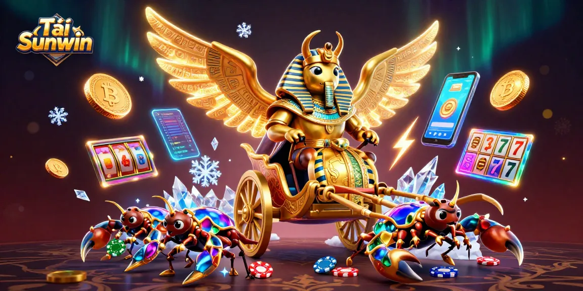 Tải Sunwin and enjoy thrilling casino adventures with this vibrant, colorful digital illustration.