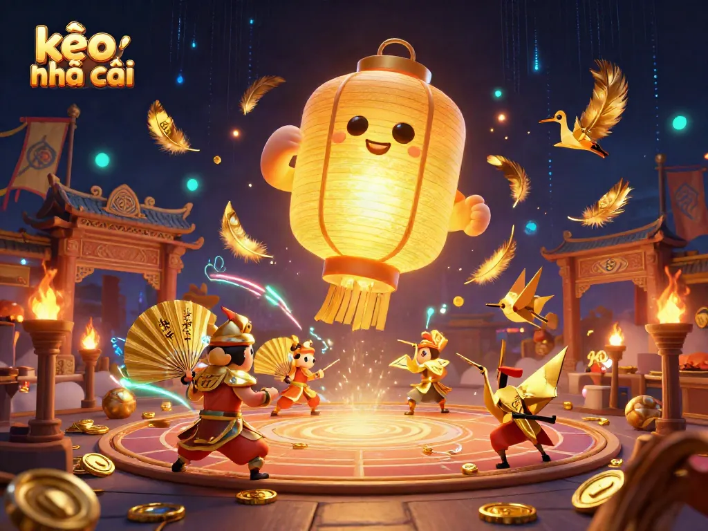 Experience immersive kèo nhà cái betting with dynamic characters and vibrant casino elements in a captivating scene.