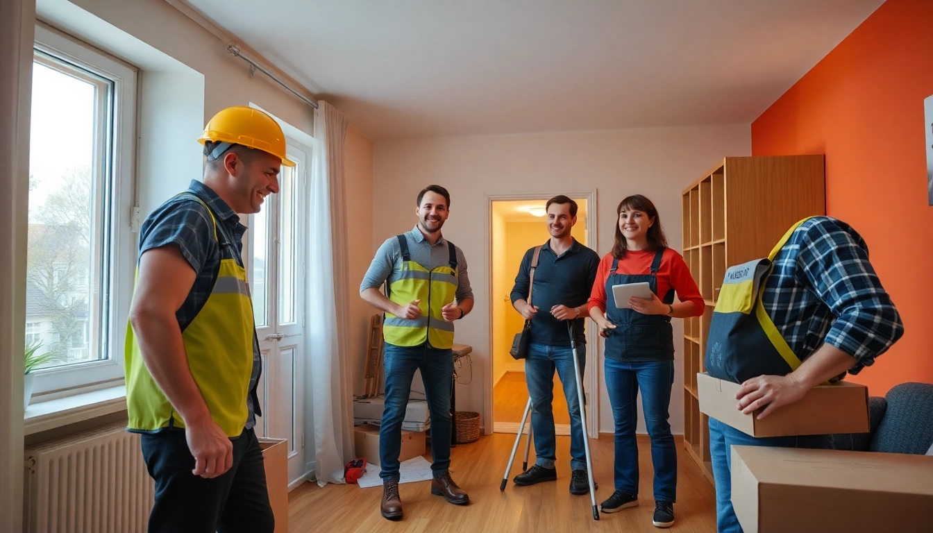 Entrümpelung Wien: Professionelles Team bei der Räumung in einer Gemeindewohnung.