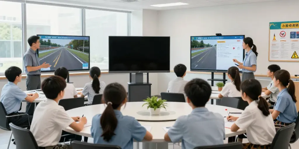 Fahrschule Zürich mit professionellen Lehrern, modernen Fahrzeugen und effektiven Lernmethoden für fähige Autofahrer.