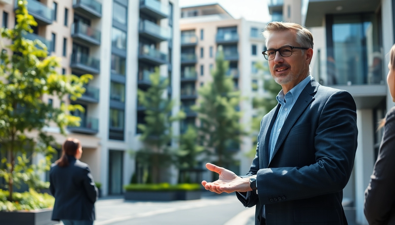 Erfahrene Immobilienmakler Frankfurt Riedberg beraten Kunden in modernem Stadtumfeld