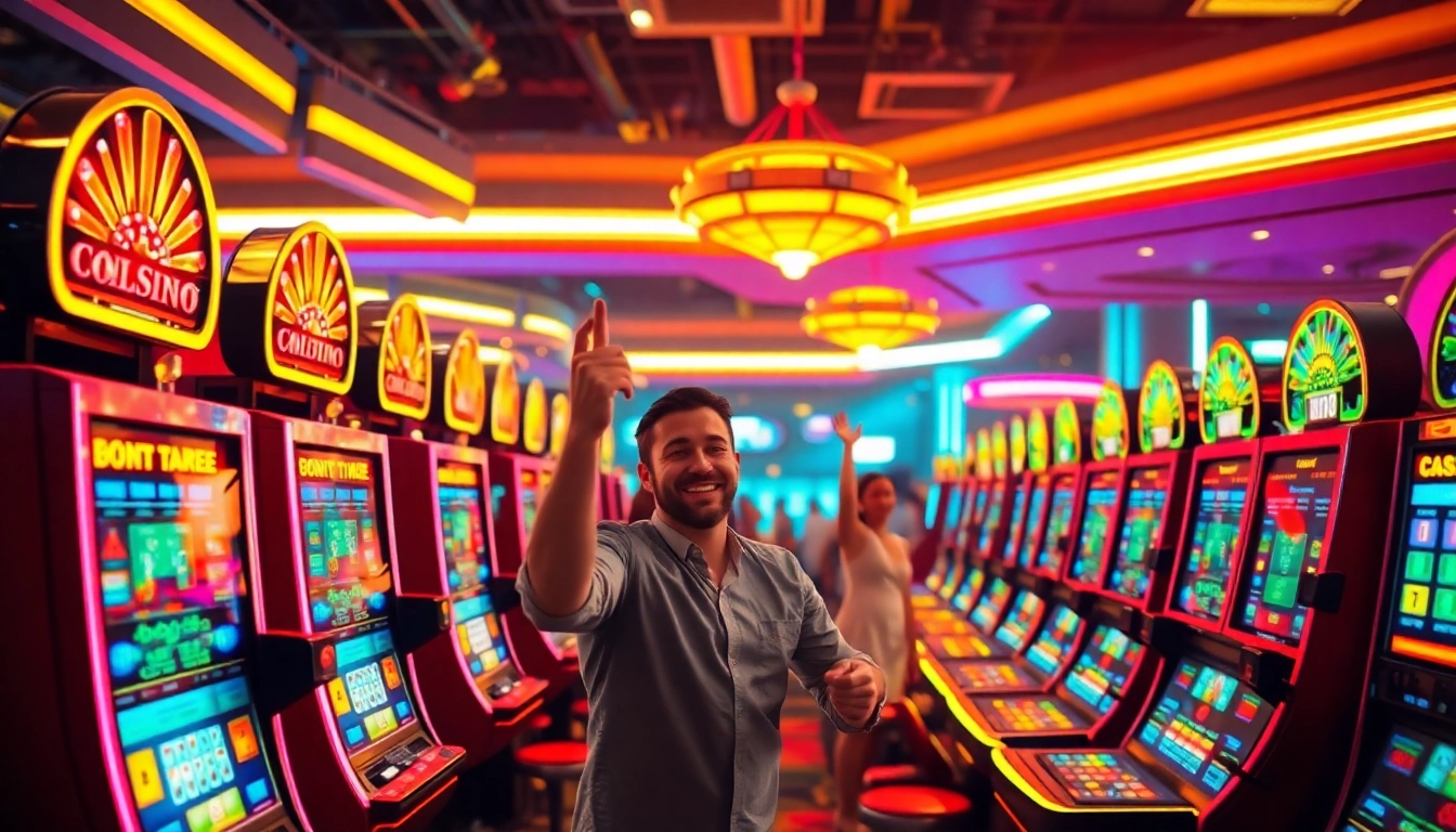 Gewinnen Sie mit dem Casino Bonus aufregende Freispiele an farbenfrohen Spielautomaten!
