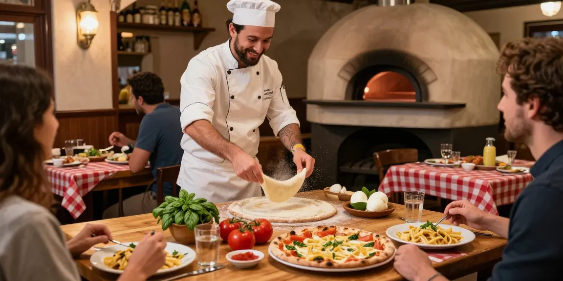 Delicious pg soft Italian pizza dining experience with fresh ingredients and a warm atmosphere.