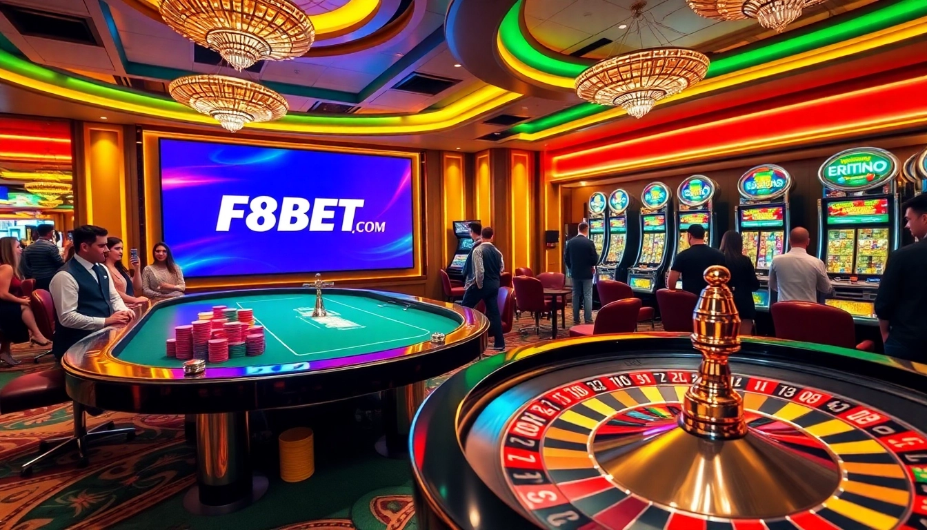 Experience the excitement at F8BET COM with vibrant casino games and thrilling atmosphere.