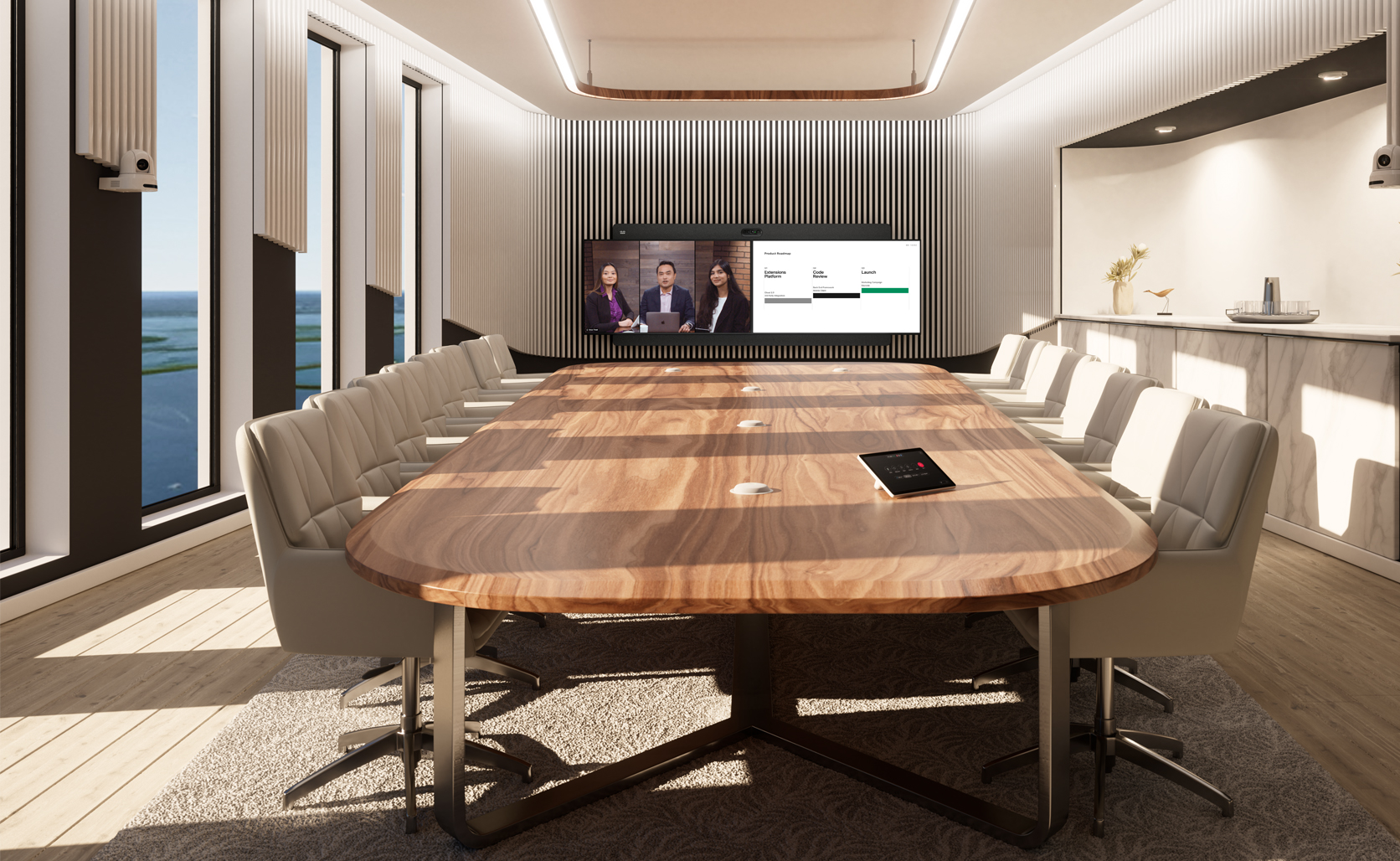Konferenztisch aus Eichenholz – Qualität und Design perfekt vereint