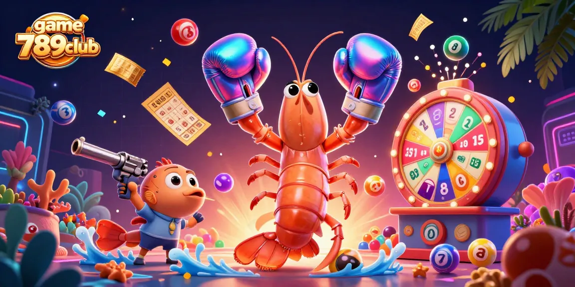 Experience dynamic gameplay in game 789club with colorful elements and exciting prizes in a thrilling casino scene.