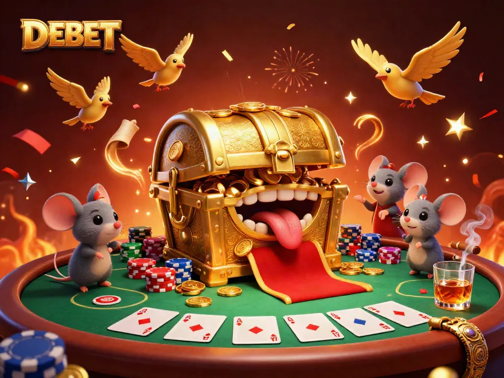 Score big with DEBET at the vibrant online casino, featuring lively poker games and exciting prizes.