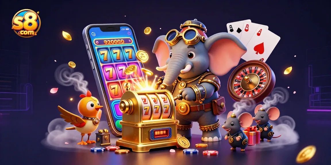 Spin big wins at s8 com with a steampunk twist on a vibrant slot machine experience.