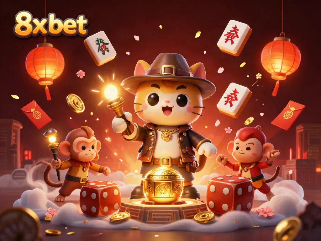 Experience exciting gambling adventures with the 8x bet exploration of ancient treasures in a vibrant casino scene.