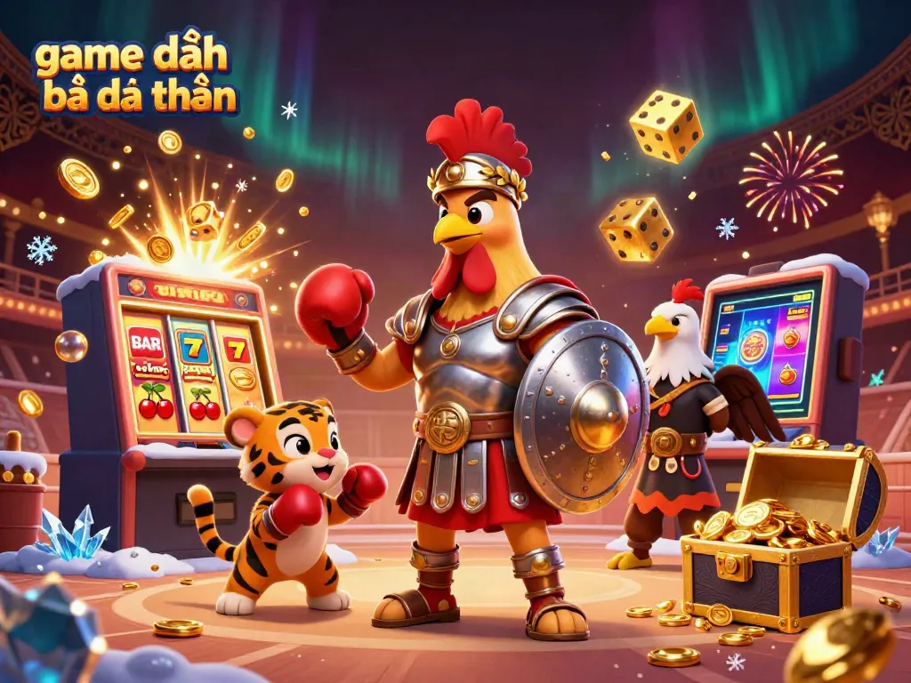 Experience exciting game đánh bài đổi thưởng with a rich golden jackpot explosion illustration.