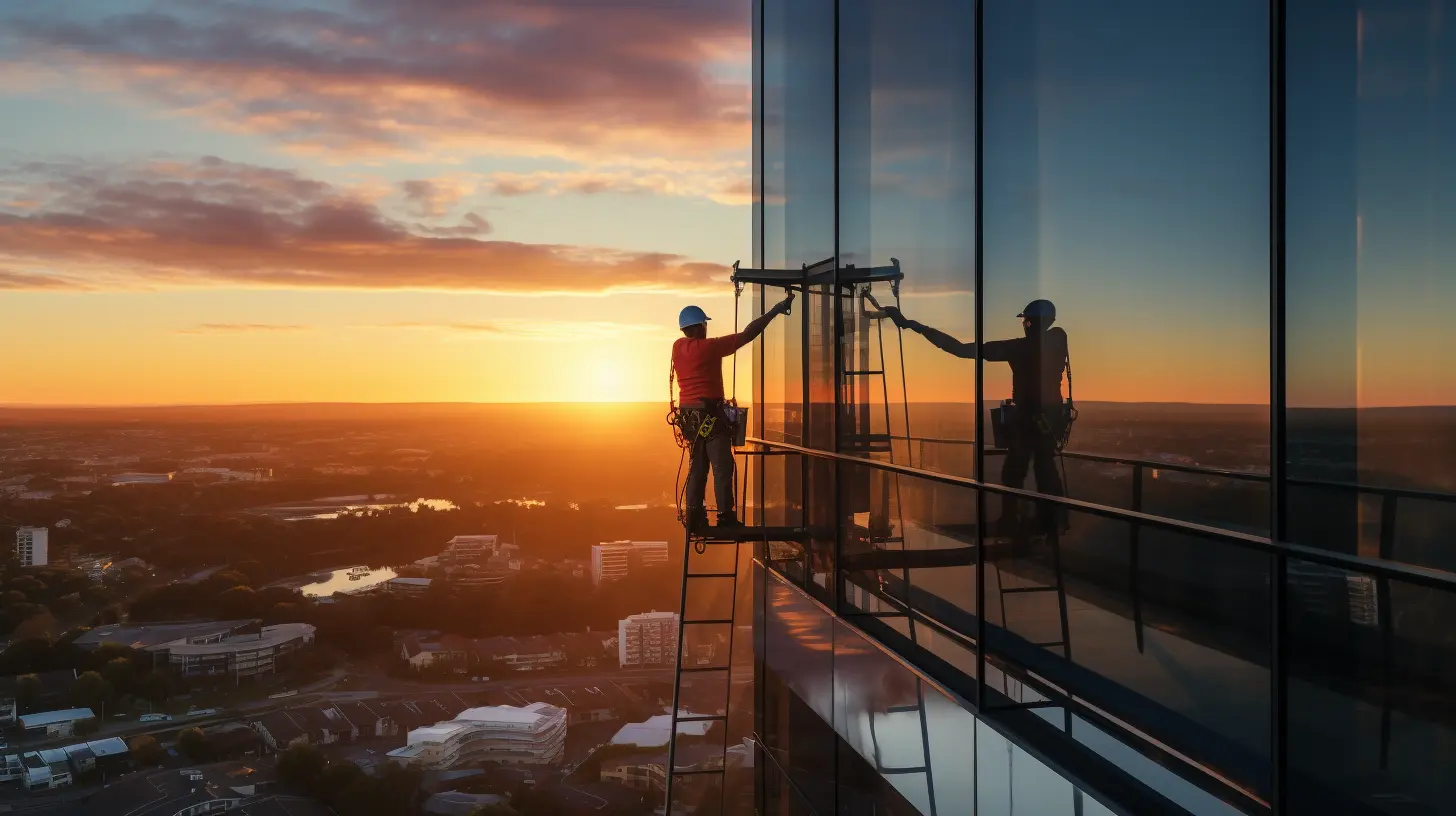 Glasreinigung Berlin: Strahlende Fenster mit Gebäudeservice Cakmak!