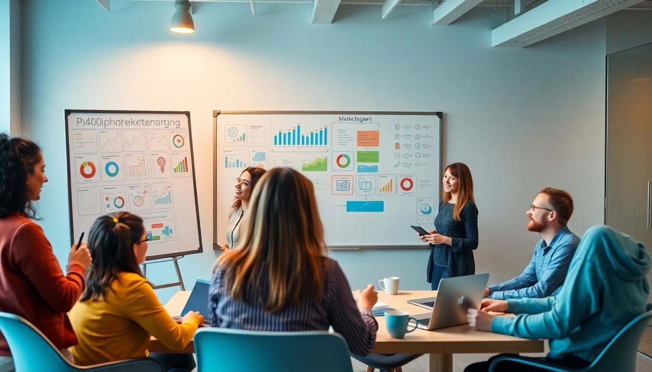 Engage with experts at a pflegemarketing agentur brainstorming innovative strategies.