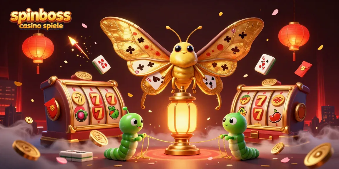 Erleben Sie die aufregenden SpinBoss Casino Spiele mit schillernden Spielautomaten und lebhaften Casino-Szenen.