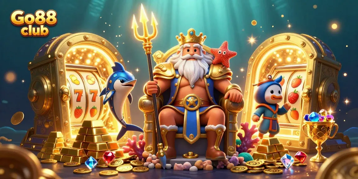 Engage in thrilling gameplay at Go88 club with vibrant casino elements and characters, enhancing your betting experience.
