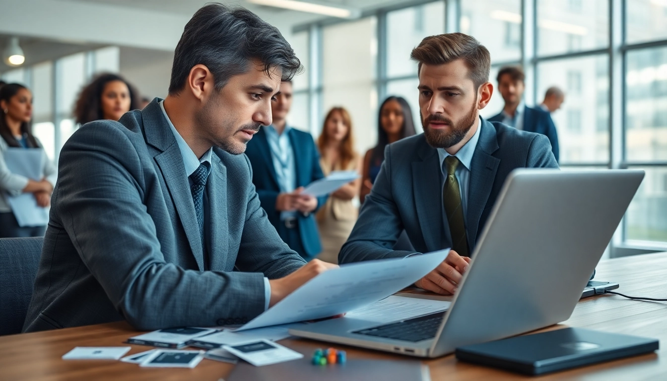 Headhunter Schweiz berät eine Kandidatin in einem modernen Büro mit professionellen Elementen.