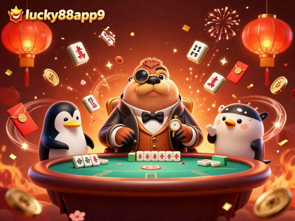 Engage in thrilling underwater poker action with lucky88app9's vibrant characters.