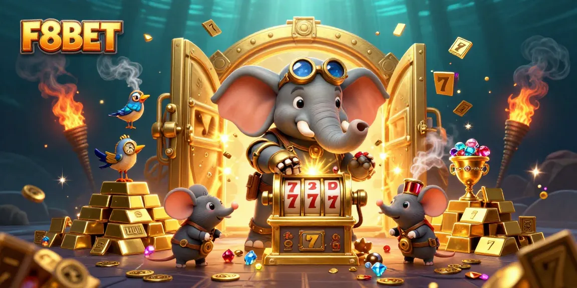Experience the thrill of F8BET's vibrant slot machines with an electric steampunk twist and jewel treasures.