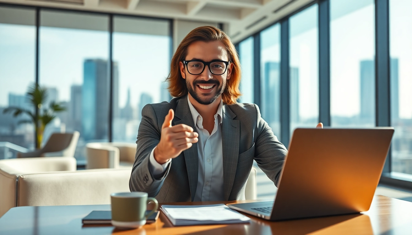 Headhunter Schweiz vermittelt Bewerber in einem professionellen Büroumfeld.