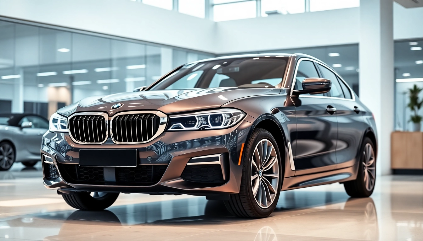 BMW Nachrüstung in einem modernen Showroom mitElegantem Design.