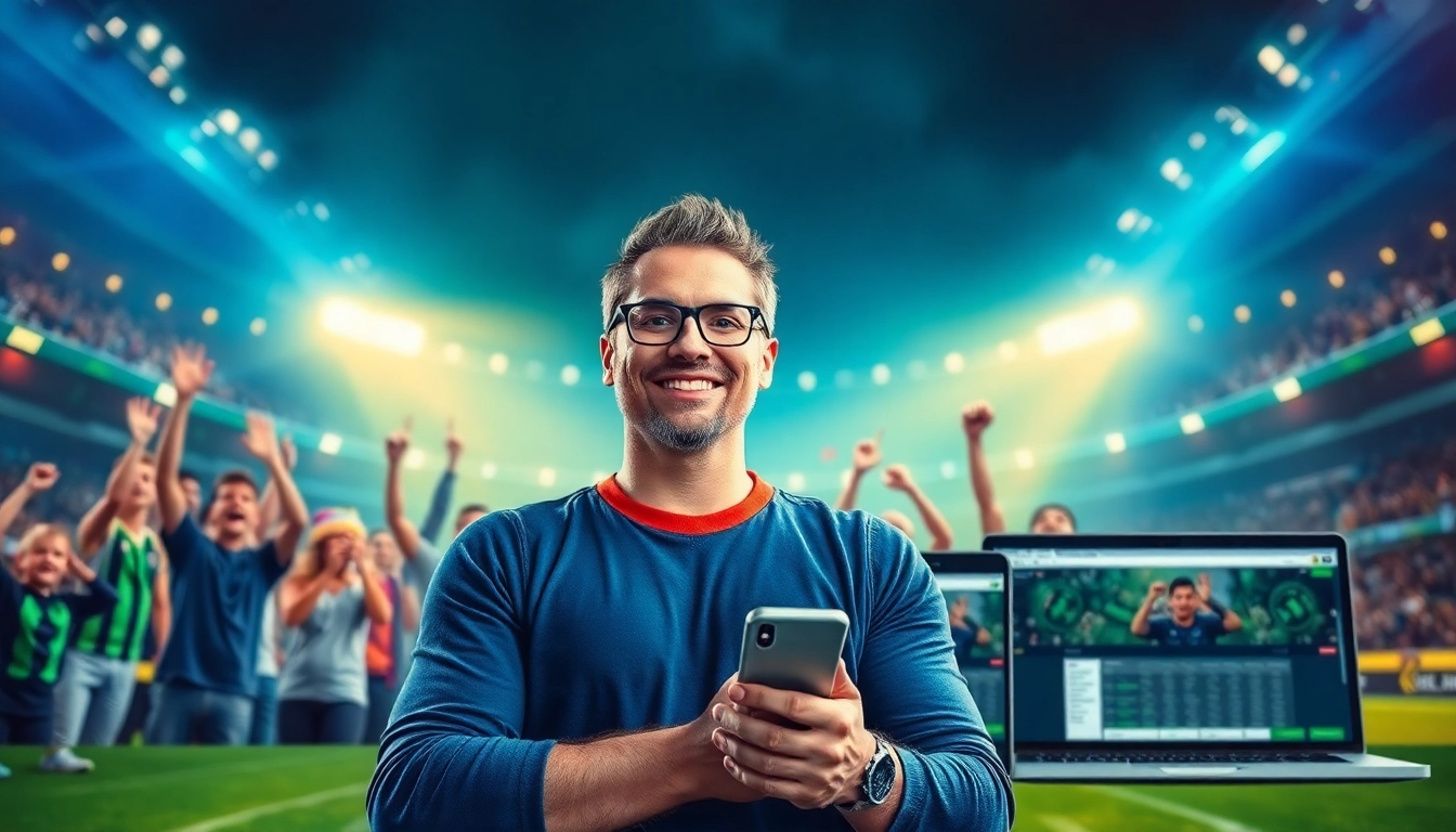 Erlebe die beste Auswahl an legal online sportwetten auf einer modernen digitalen Plattform mit realistischen Sportereignissen im Hintergrund.