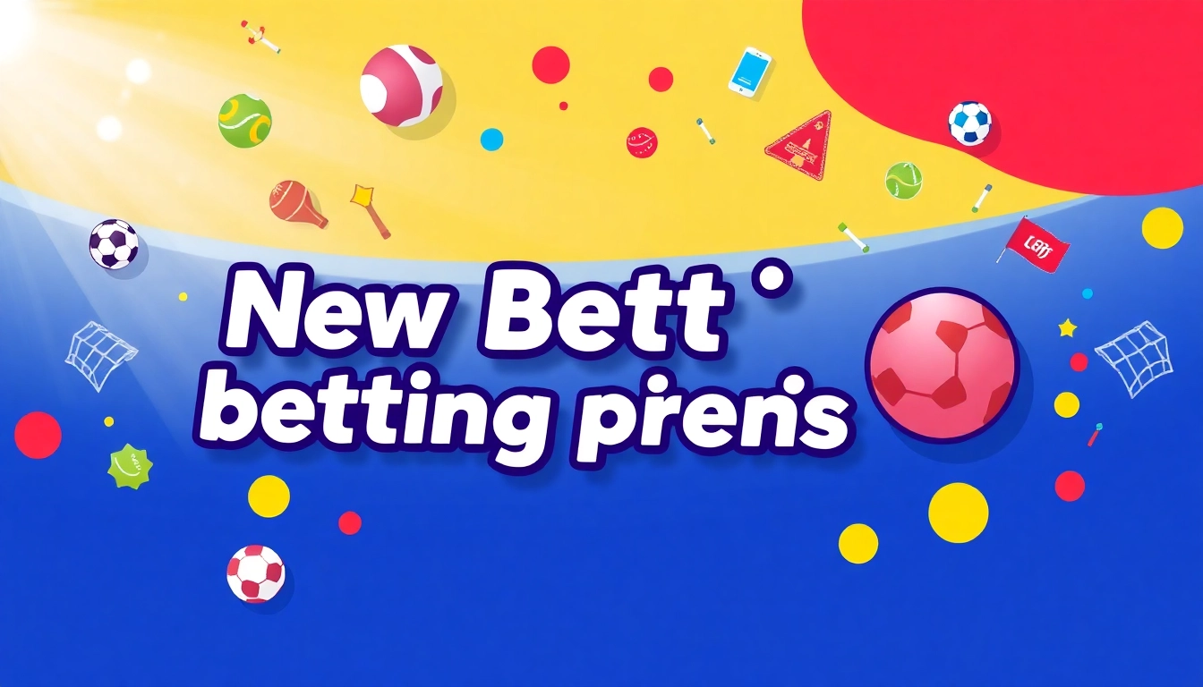 Highlight new wettanbieter by displaying exciting sports imagery and betting elements.