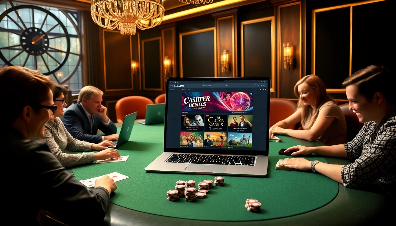 Entdecken Sie die besten Online-Casinos mit glücklichen Spielern und Laptop-Action.