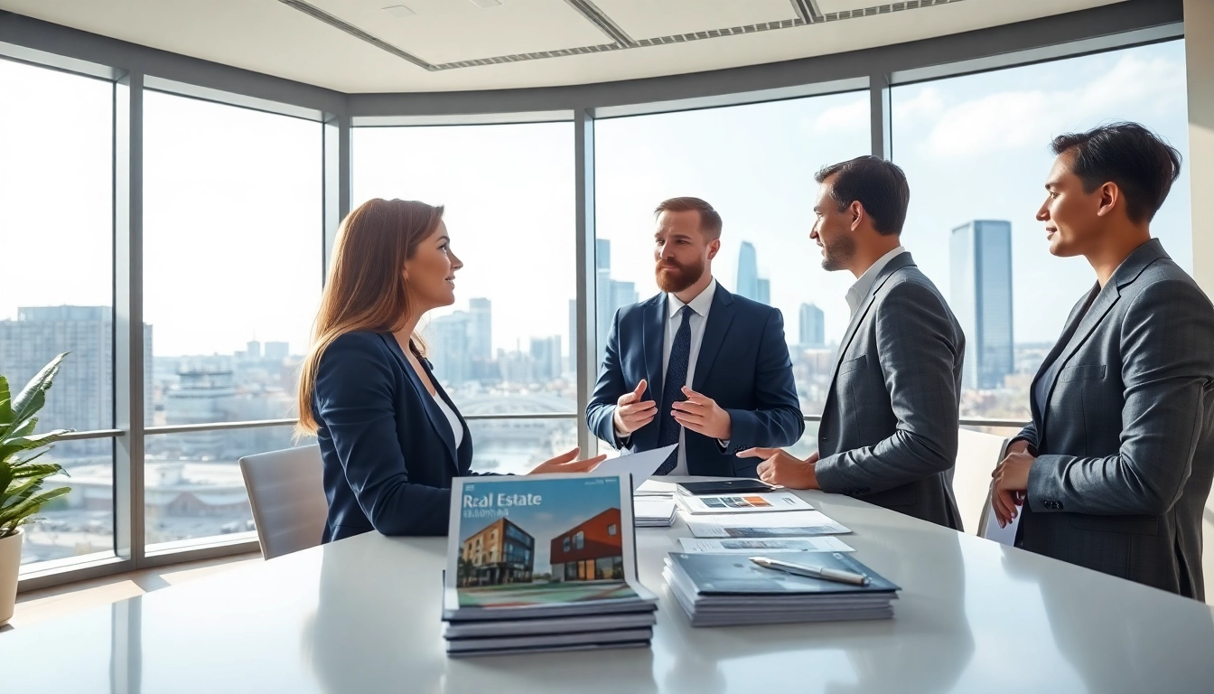 Professioneller Immobilienmakler Frankfurt Dornbusch berät Kundin in modernem Büro.
