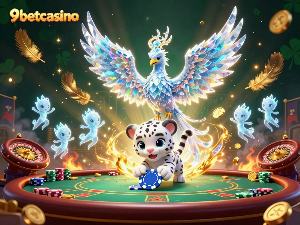Experience thrilling gameplay at 9betcasino with vibrant casino elements and enchanting characters.