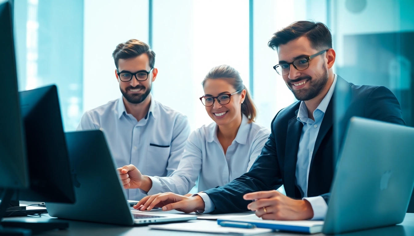 Löschdienst-Team arbeitet effizient an der Datenanalyse, um negative Bewertungen zu entfernen.