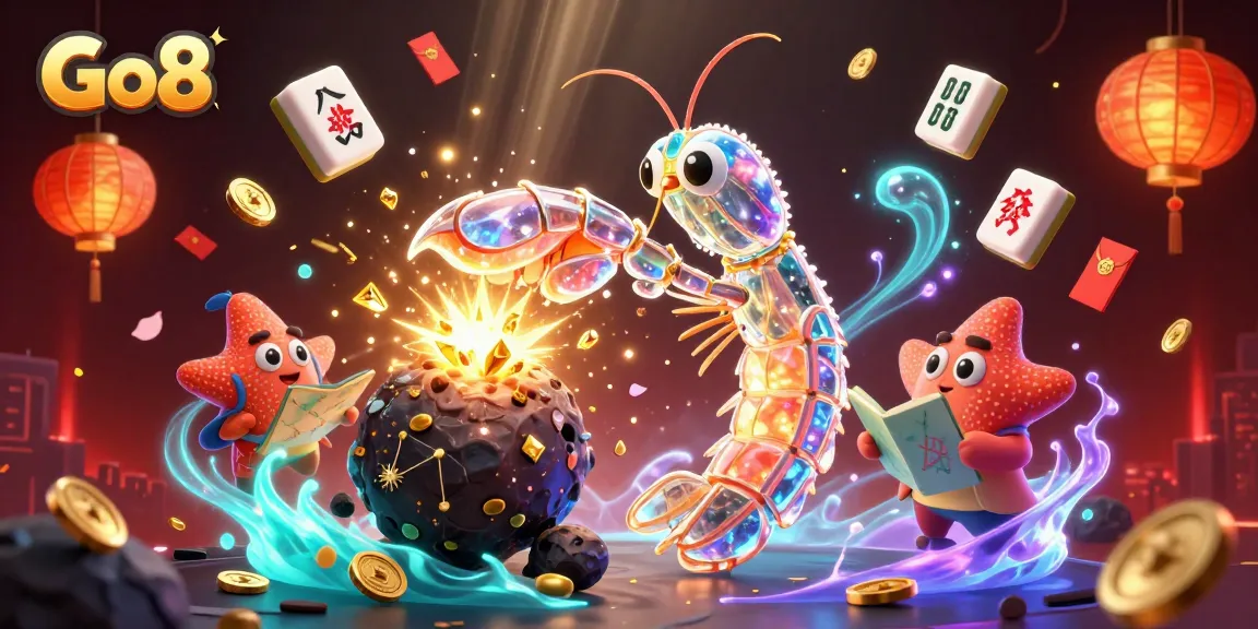 Go8 brings excitement with a galactic samurai and starfish navigating a thrilling casino world full of gems and coins.