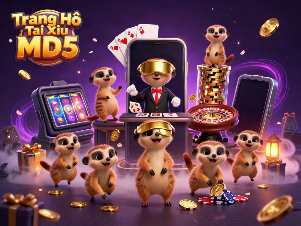 Experience excitement at Trang Chủ Tài Xỉu MD5 with a dynamic meerkat casino adventure!