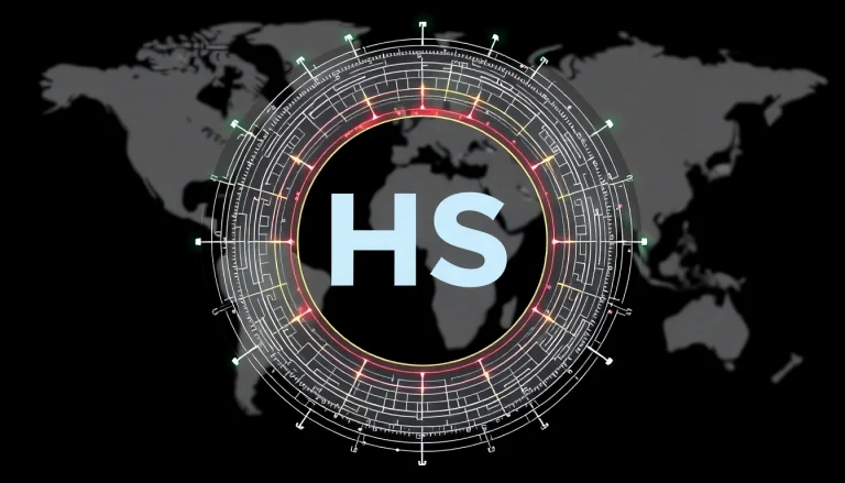 HS Code Diagramm veranschaulicht internationale Handelsklassifizierung und Struktur.