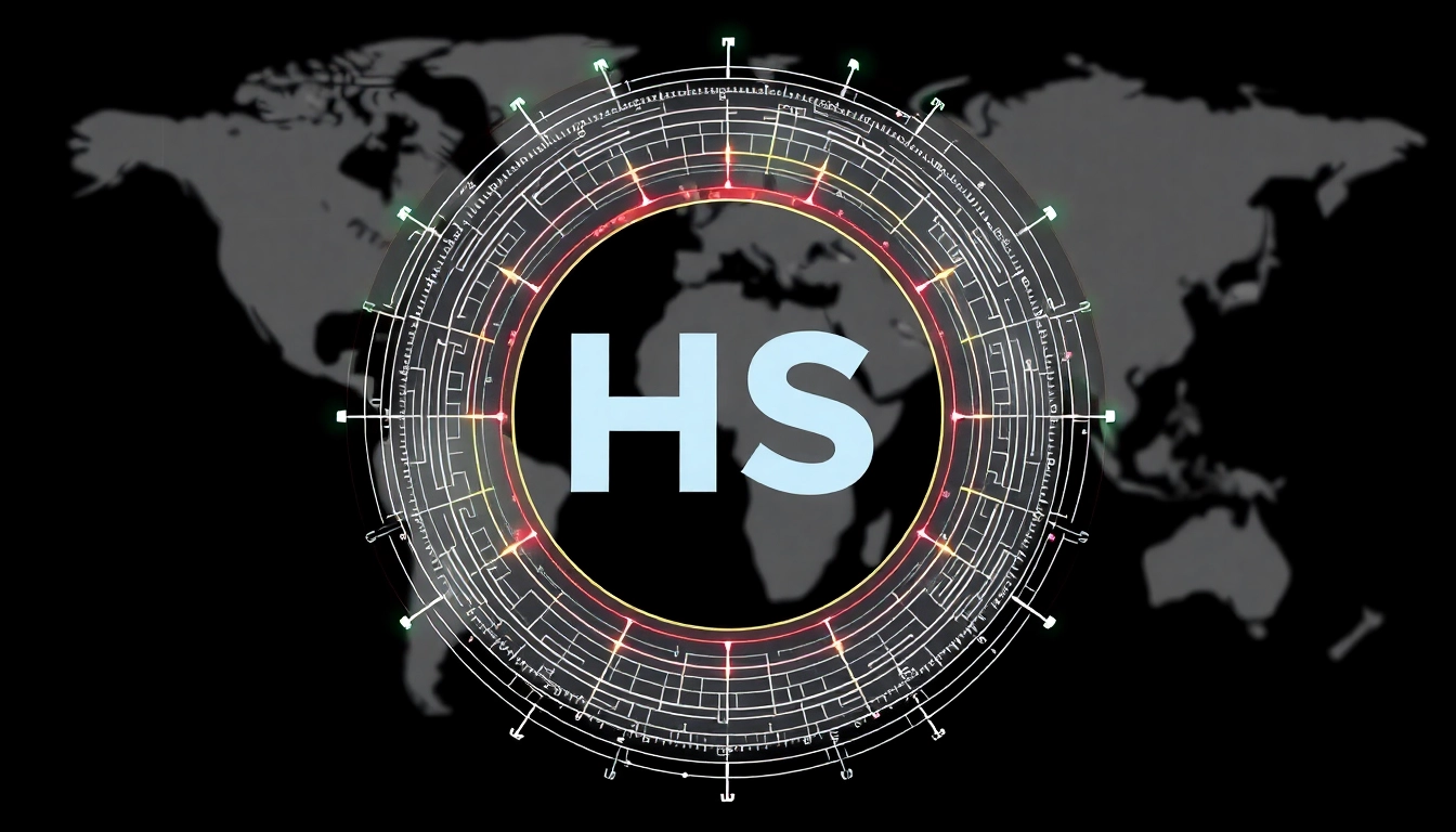 HS Code Diagramm veranschaulicht internationale Handelsklassifizierung und Struktur.