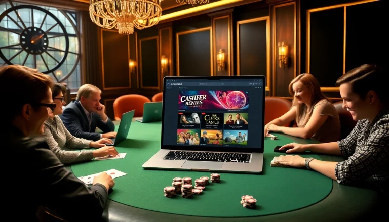 Entdecken Sie die besten Online-Casinos mit glücklichen Spielern und Laptop-Action.