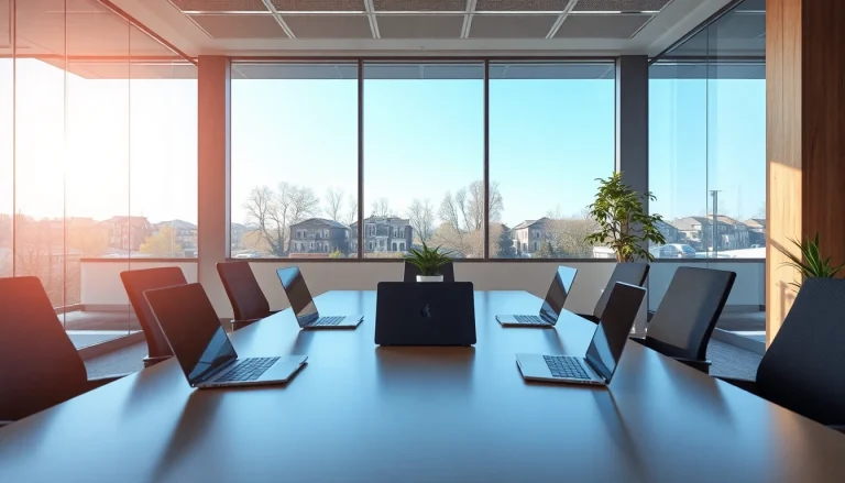 Professionelles Büro von Headhunter Solingen mit modernem Design und Tageslicht.