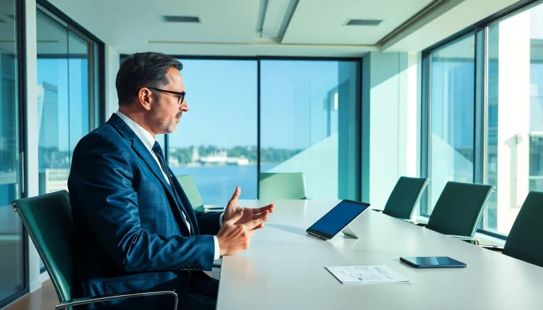 Professionelle Interaktion in einer Headhunter Agentur, wo Kandidaten durch gezielte Beratung unterstützt werden.