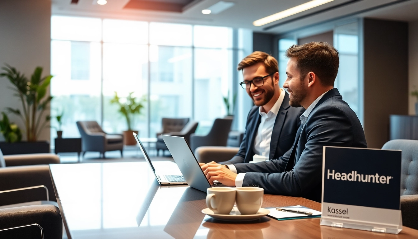 Headhunter Kassel: Professioneller Personalberater im modernen Büro bei einer Beratungssitzung.