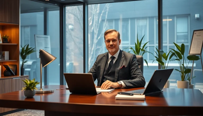 Professioneller Headhunter Bochum berät Klienten in einem modernen Büro-Setting.