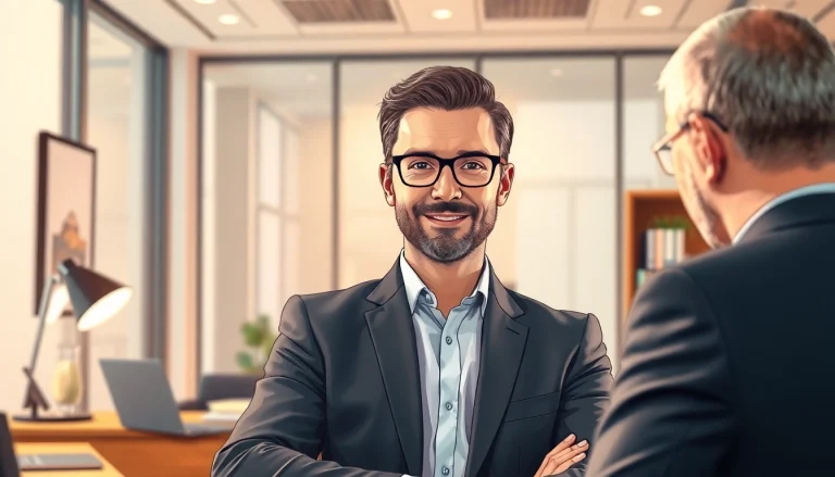 Headhunter Zahnmedizinische Fachangestellte in einem professionellen Gespräch mit einem Klienten.