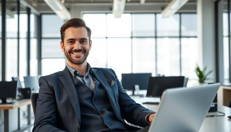 Headhunter IT vermittelt qualifizierte Fachkräfte in einem modernen Büro voller Technik.