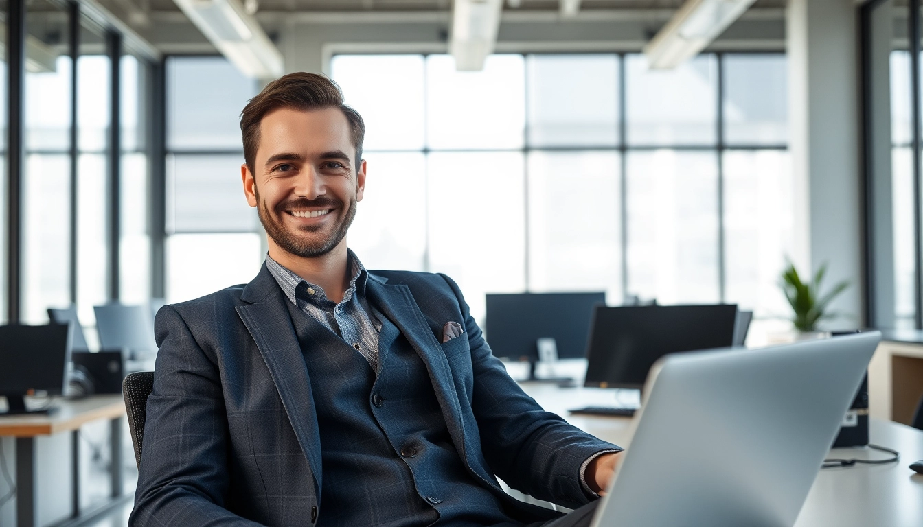 Headhunter IT vermittelt qualifizierte Fachkräfte in einem modernen Büro voller Technik.